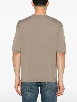 Clearance Maglia in Misto Lyocell Punto Rasato / Uomo T-shirt