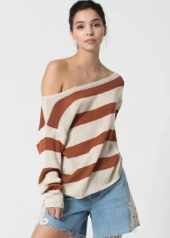 Discount Maglia con Scollo a Barca / Donna Maglieria