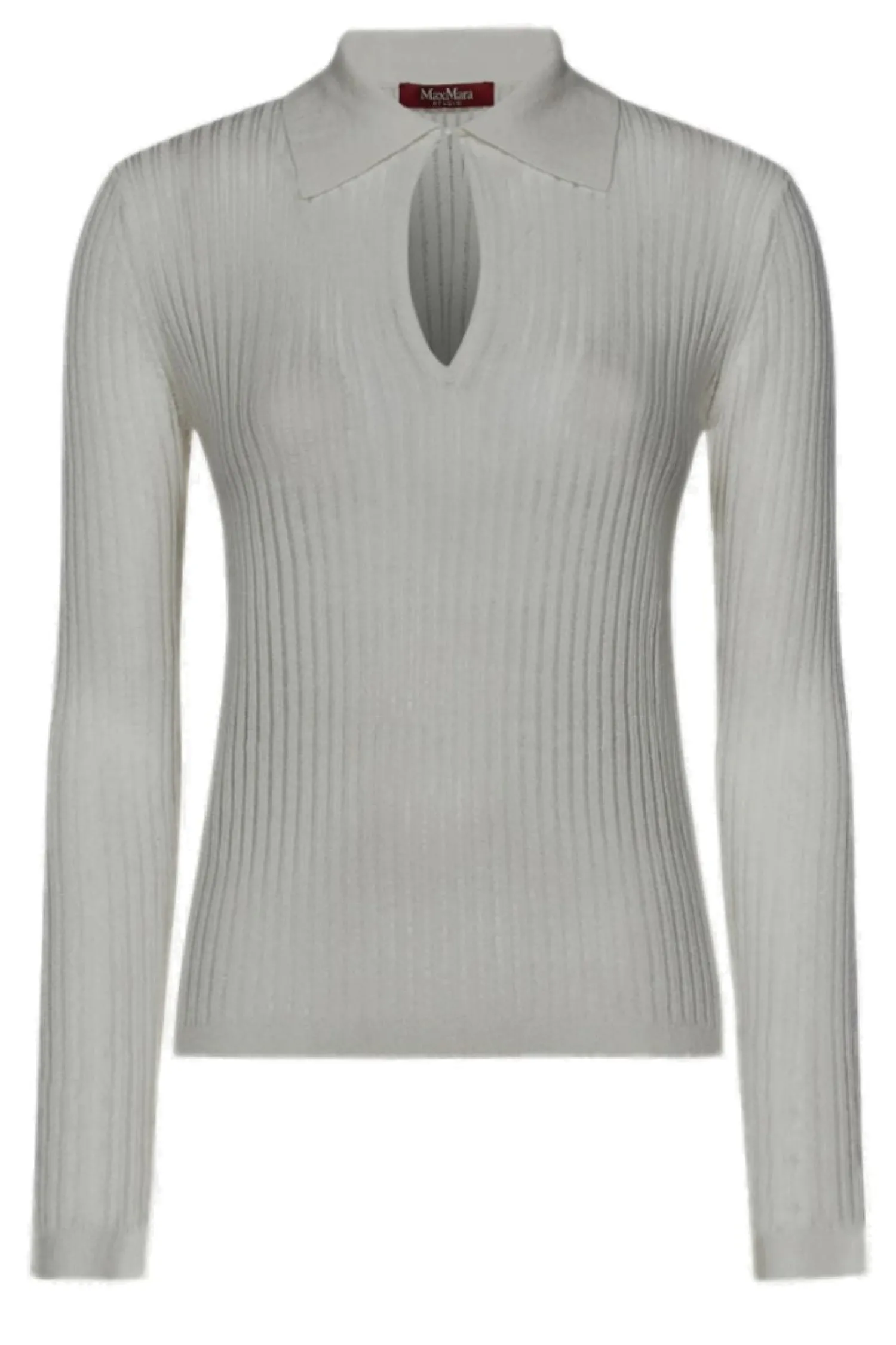 Sale Maglia Polo in Lana e Seta / Donna Maglieria