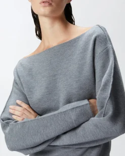 Sale Maglioncino in Lana con Scollo a Barchetta / Donna Maglieria
