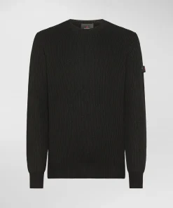 Discount Maglione Diver Girocollo con Logo / Uomo Maglieria