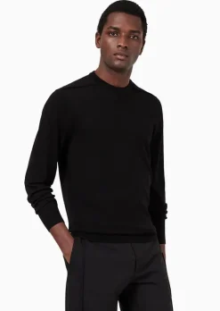 New Maglione Girocollo in Misto Lana / Uomo Maglieria