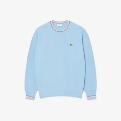 Maglione Leggero in Crepe di Cotone / Uomo Maglieria