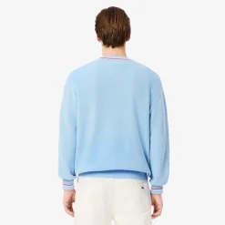 Maglione Leggero in Crepe di Cotone / Uomo Maglieria