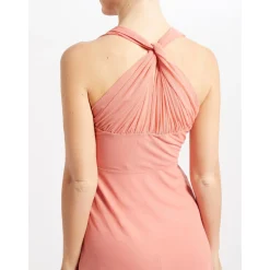 Maxi Dress in Jersey Tulle / Donna Abiti