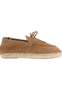 Hot Mocassino in Camoscio con Suola in Corda / Uomo Scarpe Basse