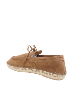 Hot Mocassino in Camoscio con Suola in Corda / Uomo Scarpe Basse