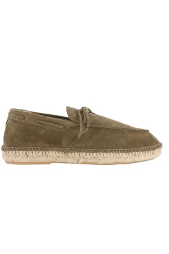 Discount Mocassino in Camoscio con Suola in Corda / Uomo Scarpe Basse