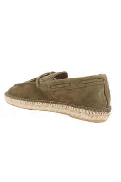 Discount Mocassino in Camoscio con Suola in Corda / Uomo Scarpe Basse