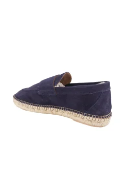 Online Mocassino in Camoscio con Doppia Fibbia / Uomo Scarpe Basse