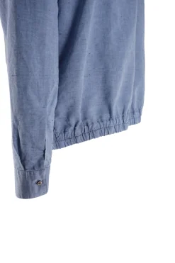 New Overshirt in Cotone e Lino / Uomo Camicie