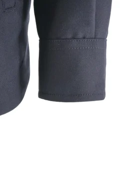 Outlet Overshirt in Lana / Blu Uomo Camicie