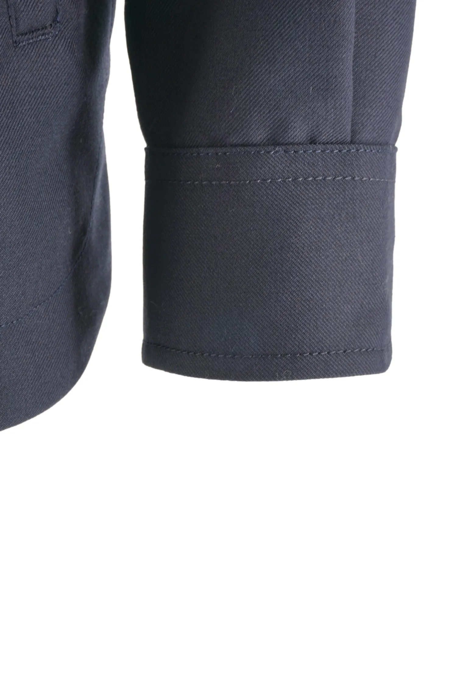 Outlet Overshirt in Lana / Blu Uomo Camicie