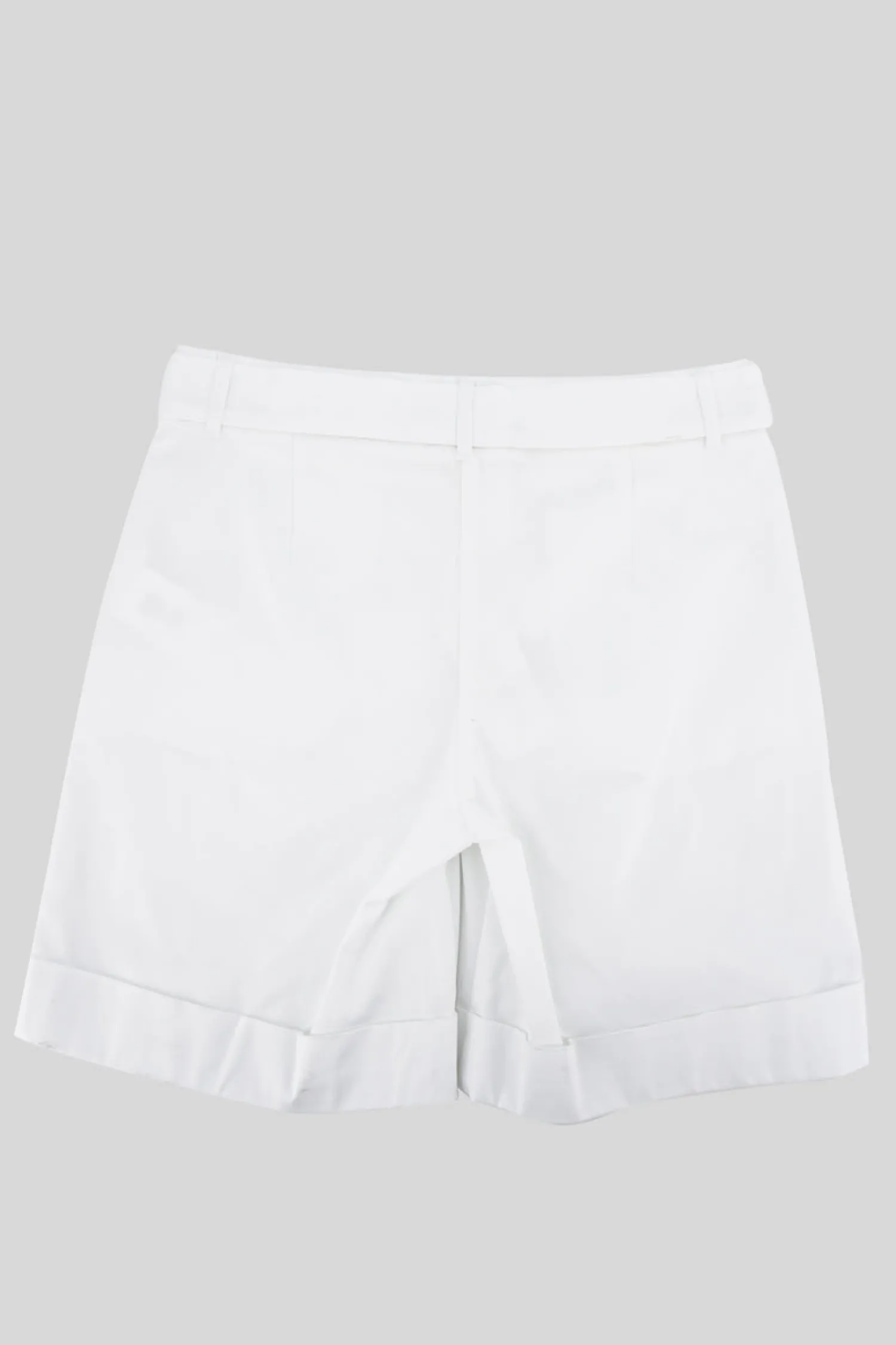 New Pantaloncino con Cintura / Bianco Donna Shorts