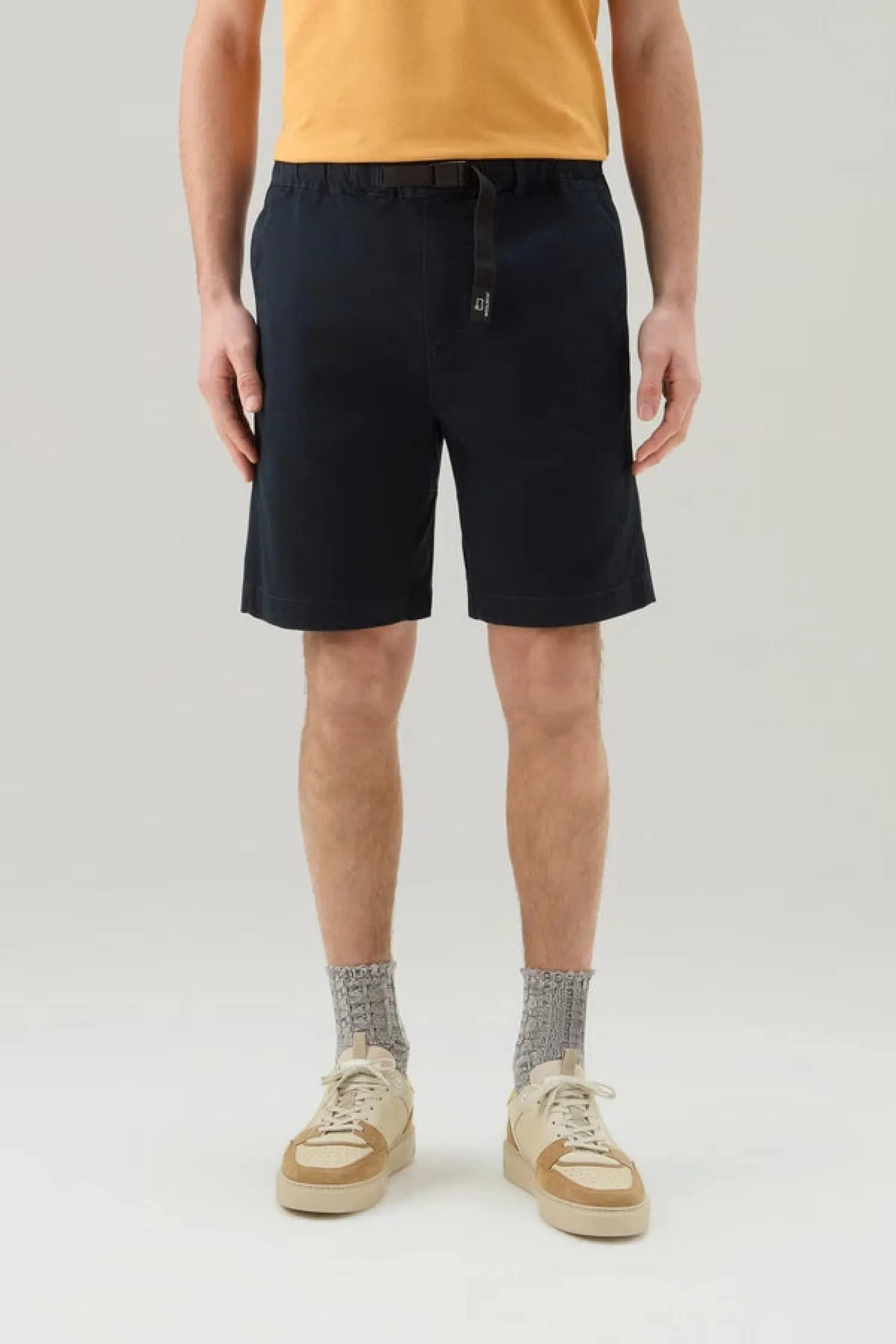 Discount Pantaloncino Corto in Cotone Modello Chino / Uomo Pantaloncini