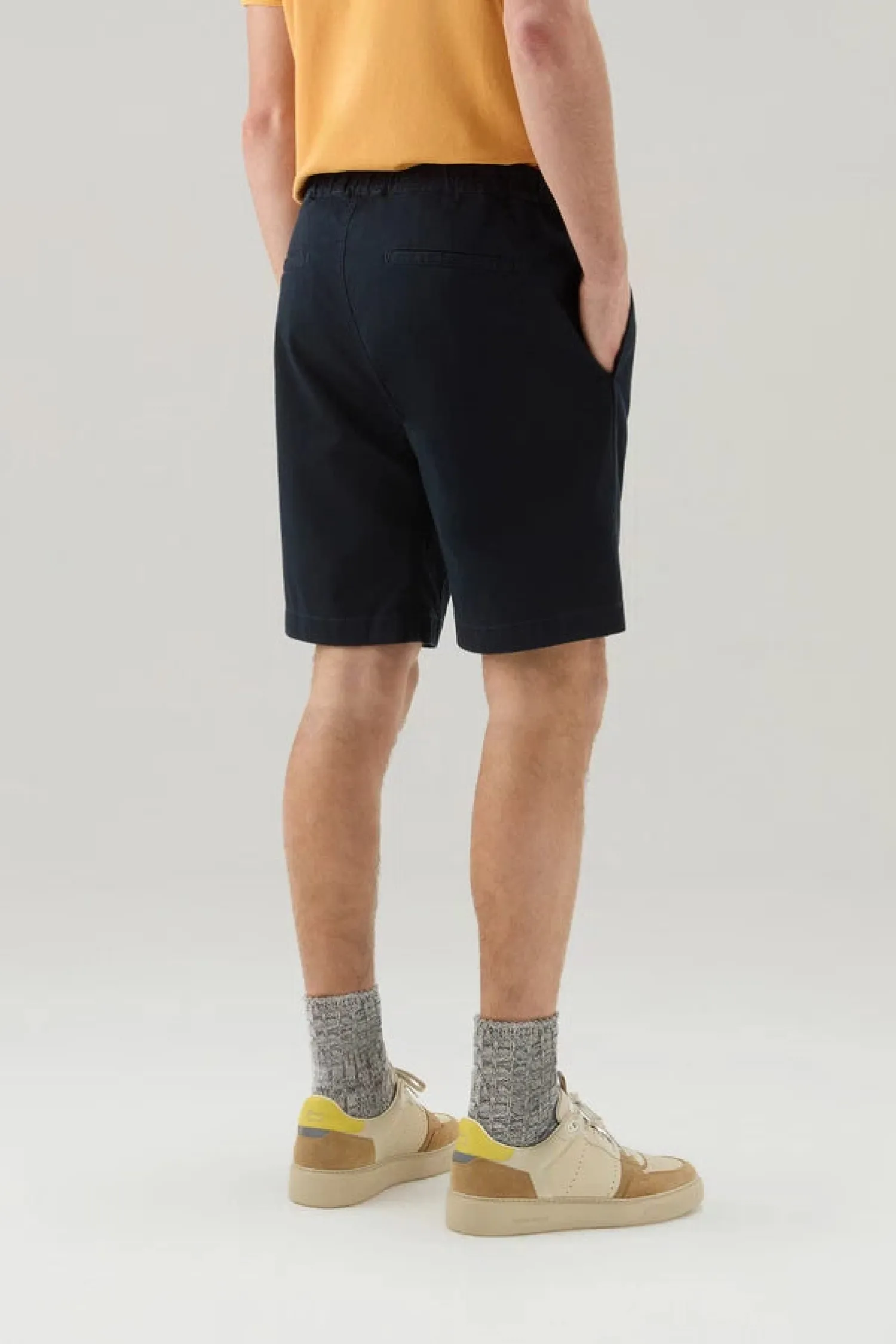 Discount Pantaloncino Corto in Cotone Modello Chino / Uomo Pantaloncini