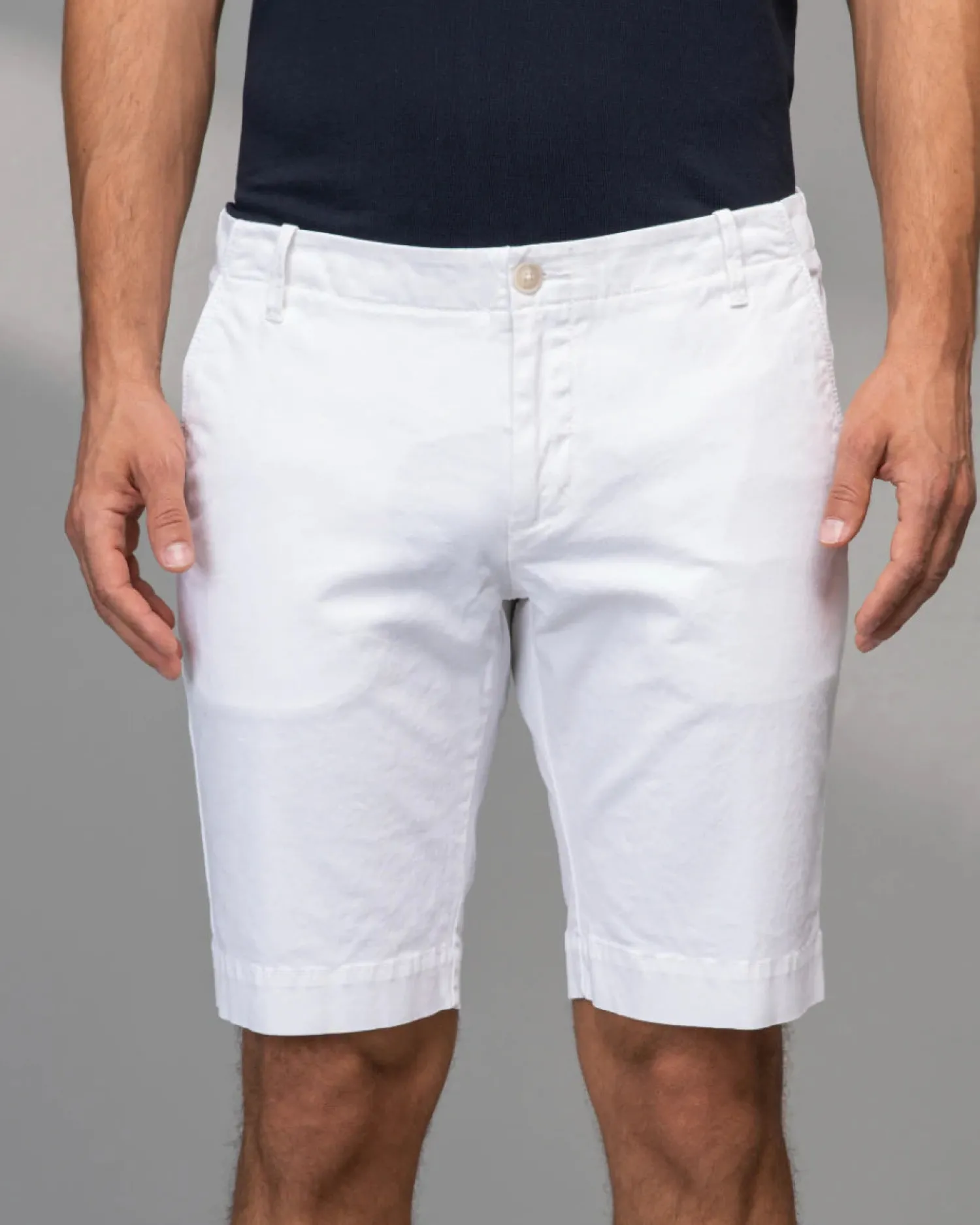 Sale Pantaloncino in Cotone / Bianco Uomo Pantaloncini