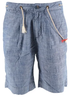 Discount Pantaloncino in Denim Effetto Lino / Jeans Uomo Pantaloncini