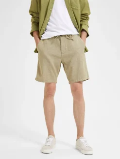 Clearance Pantaloncino in Misto Lino / Uomo Pantaloncini
