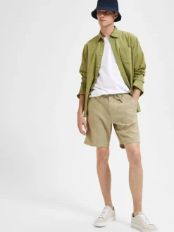 Clearance Pantaloncino in Misto Lino / Uomo Pantaloncini