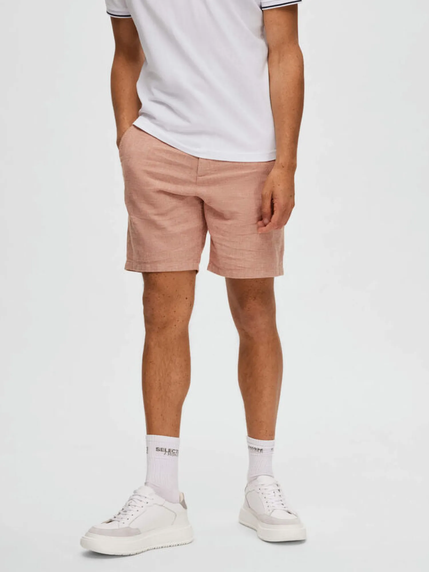 Discount Pantaloncino in Misto Lino / Uomo Pantaloncini