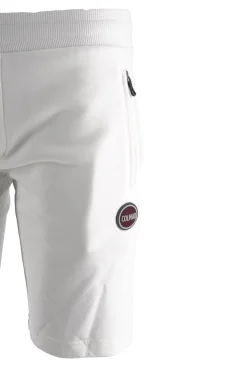 Discount Pantaloncino in Tuta con Logo / Bianco Uomo Pantaloncini