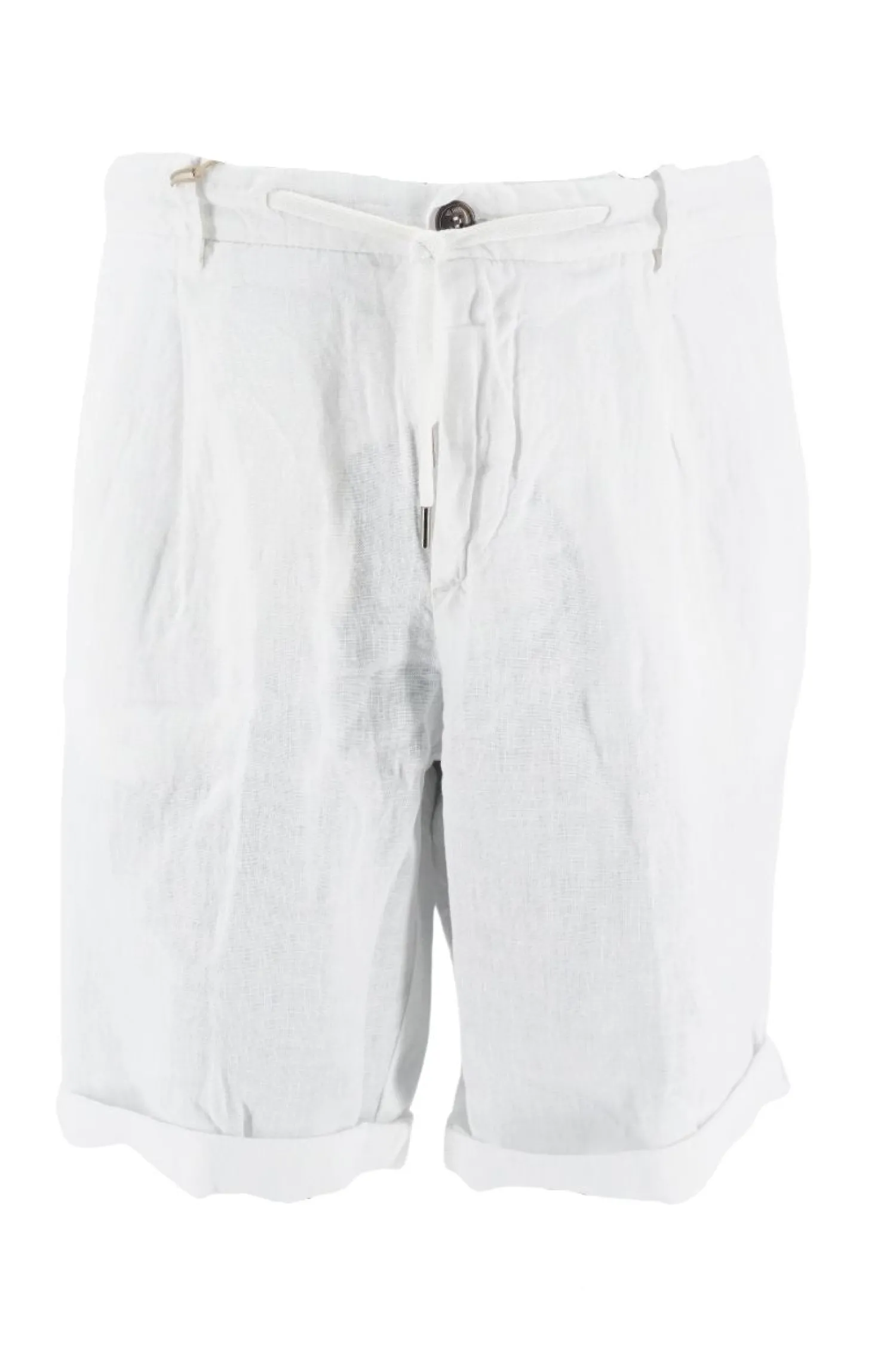 Hot Pantaloncino 40Weft in Lino / Uomo Pantaloncini