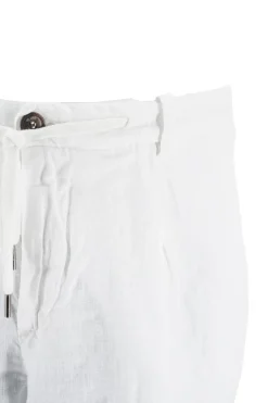 Hot Pantaloncino 40Weft in Lino / Uomo Pantaloncini
