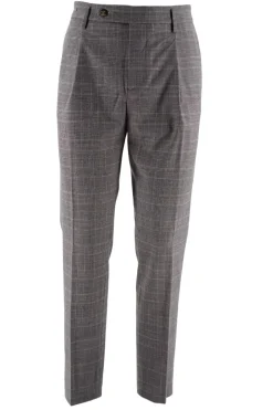 Hot Pantalone a Fantasia con Pence / Grigio Uomo Pantaloni