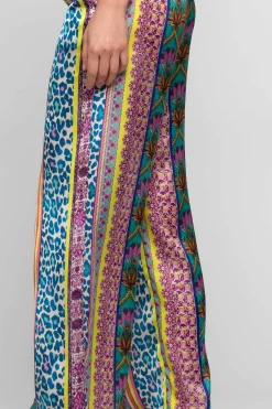 Best Pantalone a Fantasia con Elastico in Vita / Donna Pantaloni