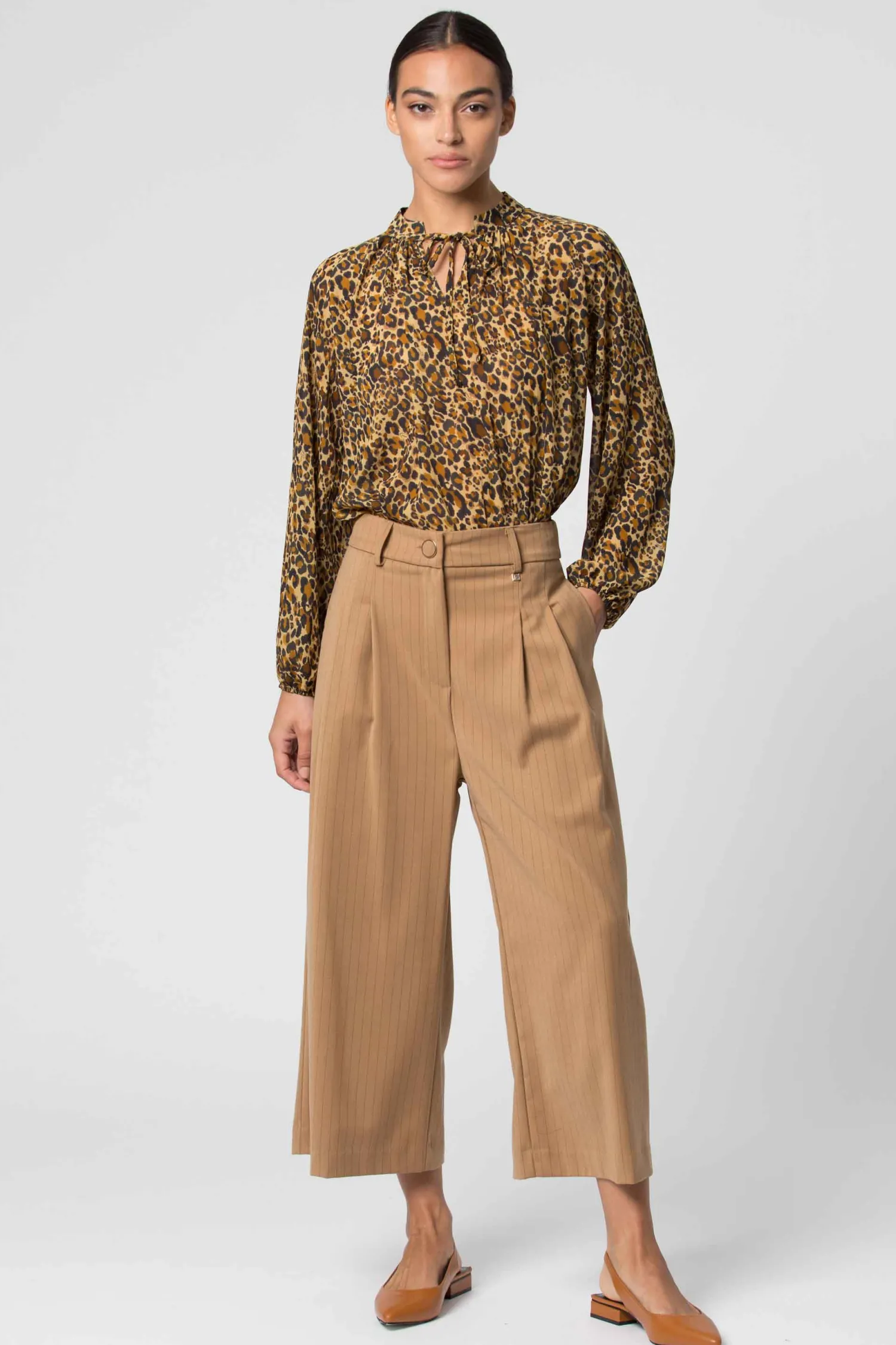 Outlet Pantalone a Righe Koca / Donna Pantaloni