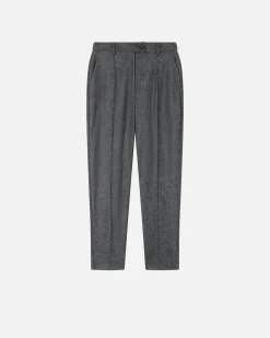Sale Pantalone a Sigaretta in Flanella / Donna Pantaloni