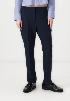 Pantalone a Sigaretta in Tessuto Tecnico Donna Pantaloni