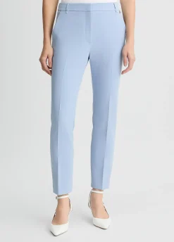 Pantalone a Sigaretta in Tessuto Tecnico / Donna Pantaloni
