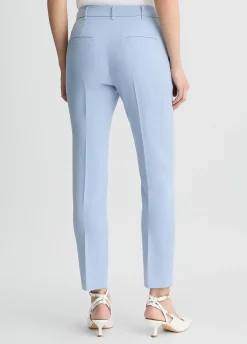 Pantalone a Sigaretta in Tessuto Tecnico / Donna Pantaloni