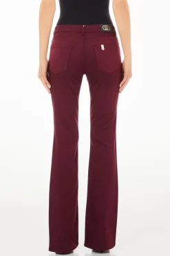 Discount Pantalone Boot Cut Bull di Cotone / Donna Pantaloni