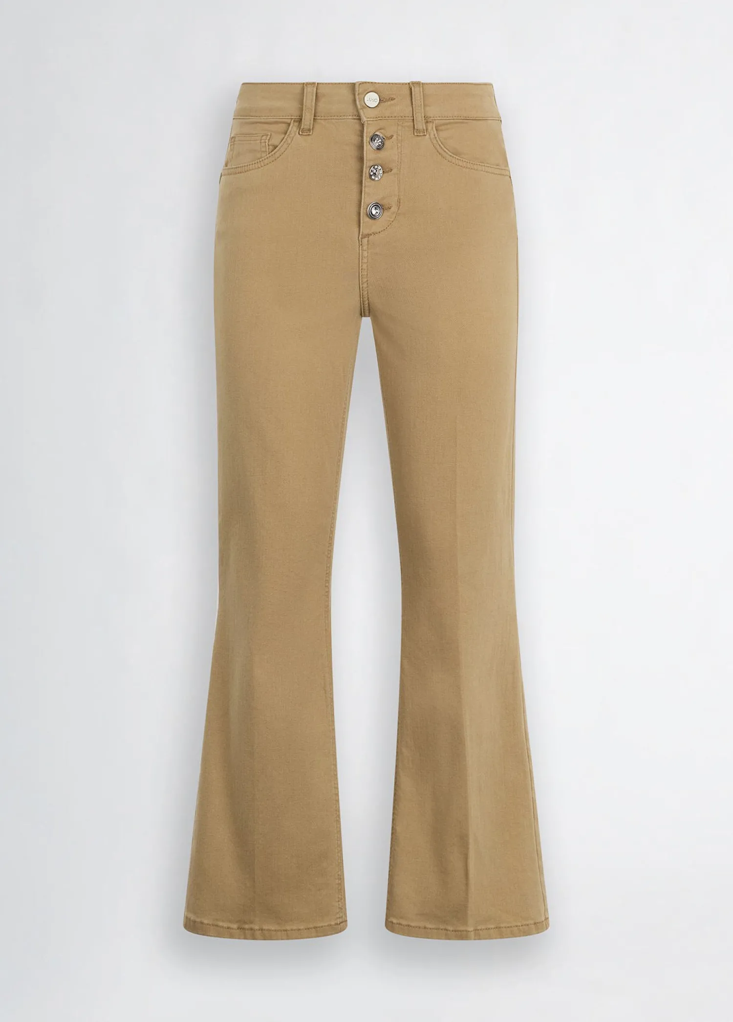 New Pantalone Bootcut a Vita Alta / Donna Pantaloni