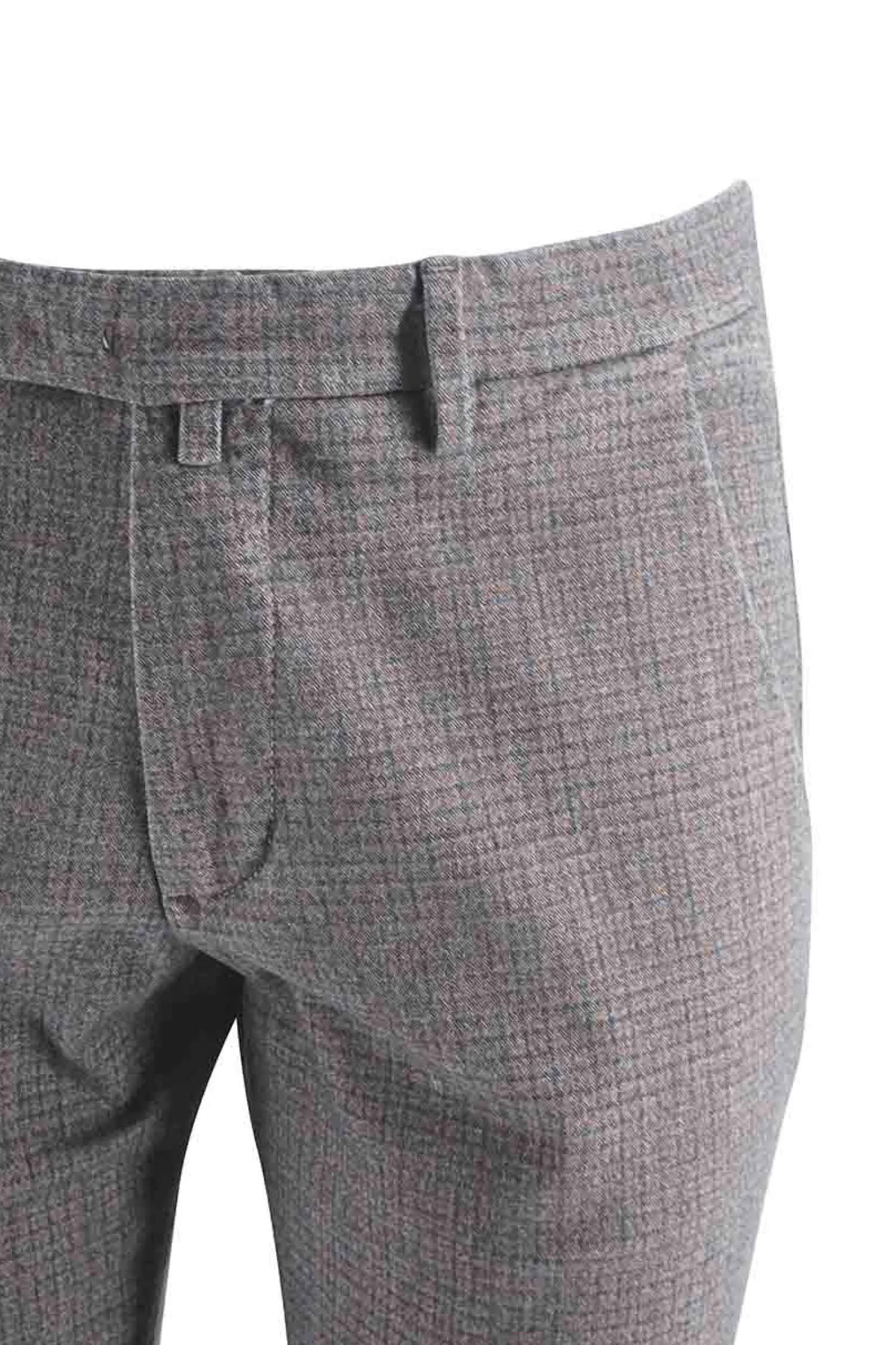 New Pantalone a Fantasia / Marrone Uomo Pantaloni