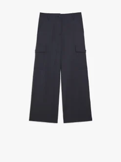 Outlet Pantalone Cargo in Misto Lana / Donna Pantaloni