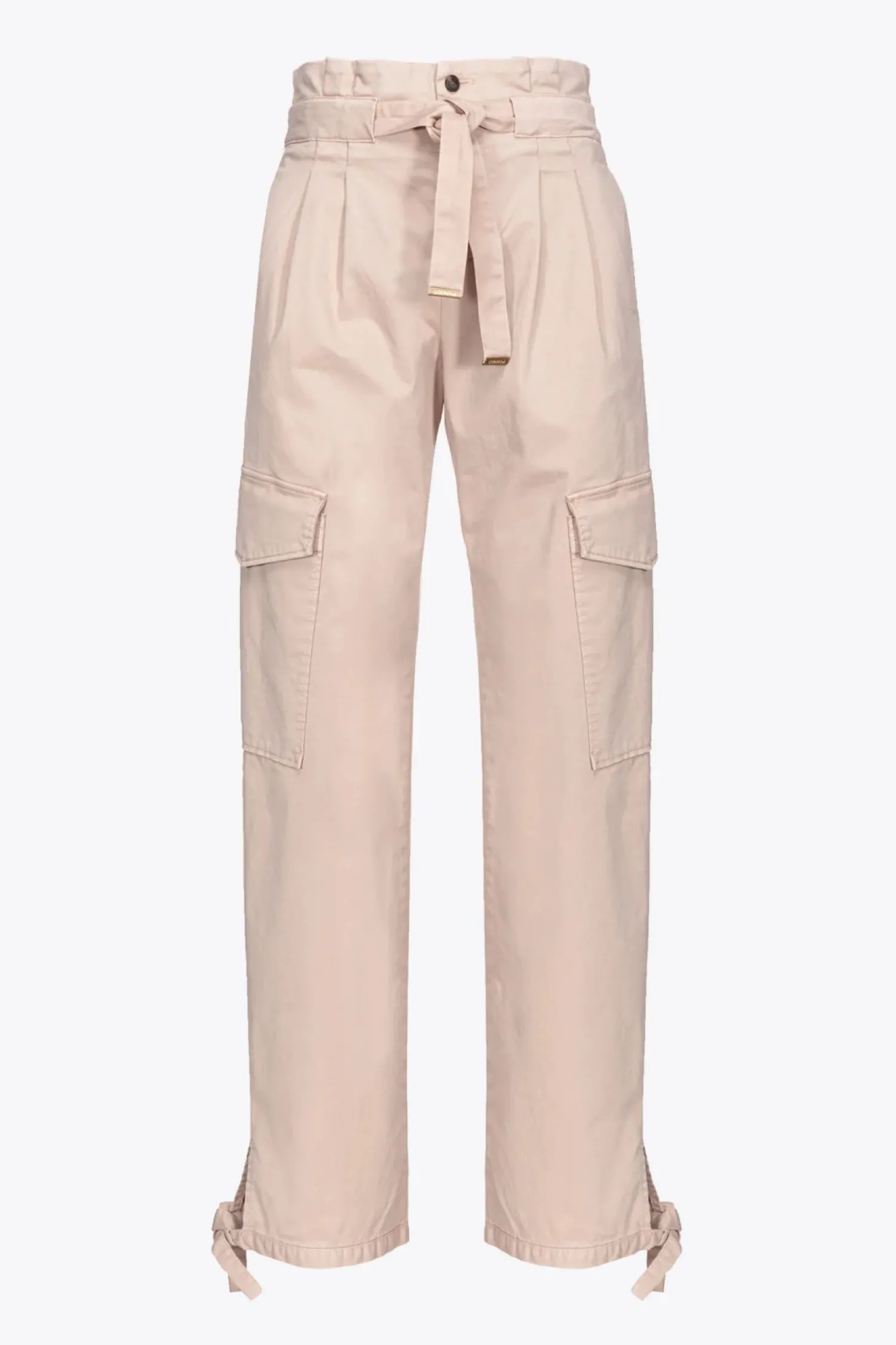 Clearance Pantalone Cargo in Raso Stretch / Donna Pantaloni