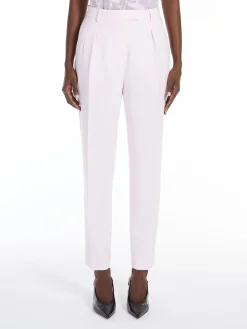 Clearance Pantalone Carrot in Cady / Rosa Donna Pantaloni