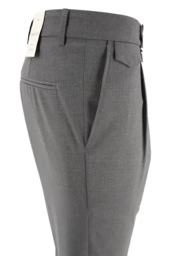 Outlet Pantalone Charles in Misto Lana / Uomo Pantaloni