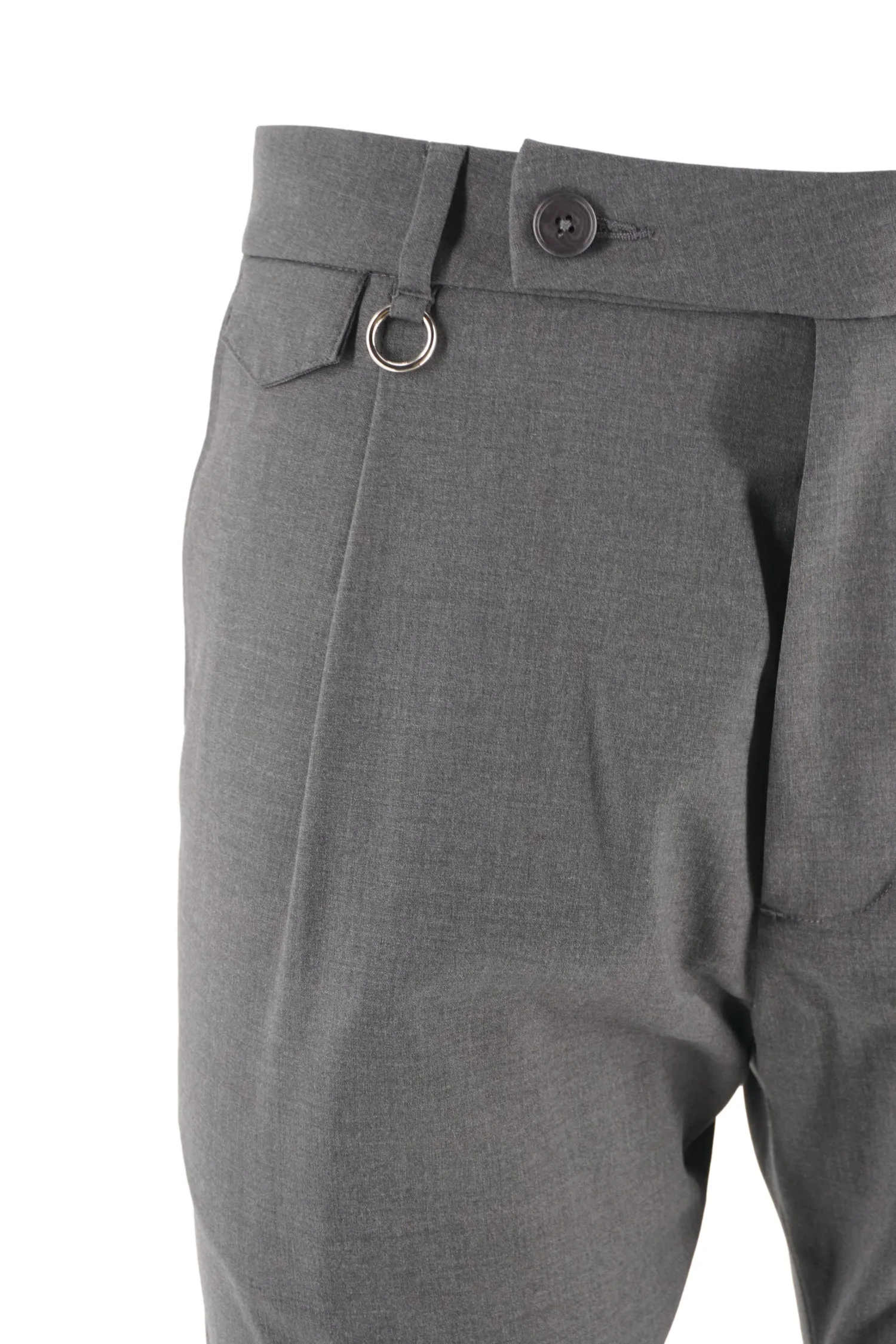 Outlet Pantalone Charles in Misto Lana / Uomo Pantaloni