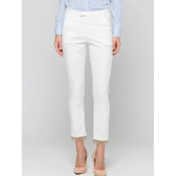 New Pantalone color slim leg cropped / Donna Pantaloni