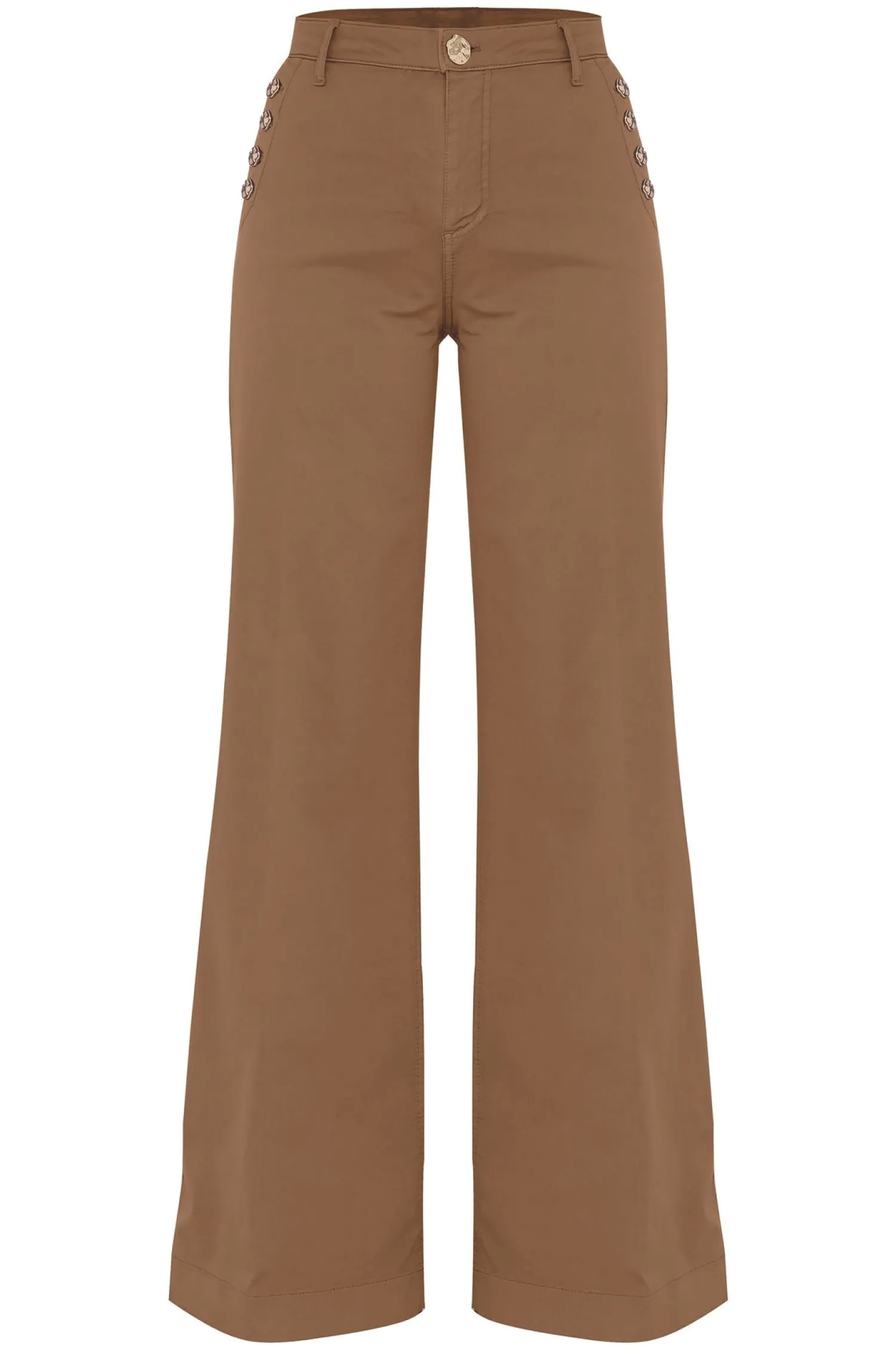 Outlet Pantalone con Bordo Svasato / Donna Pantaloni