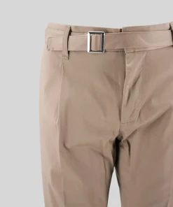 Clearance Pantalone con Coulisse in Cotone / Uomo Pantaloni