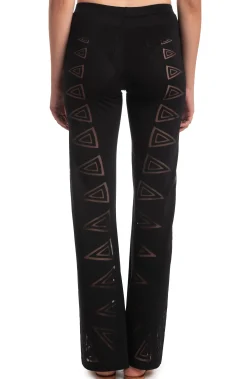 New Pantalone con Effetto Trasparenza / Donna Pantaloni