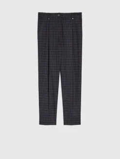 New Pantalone con Fantasia / Grigio Donna Pantaloni