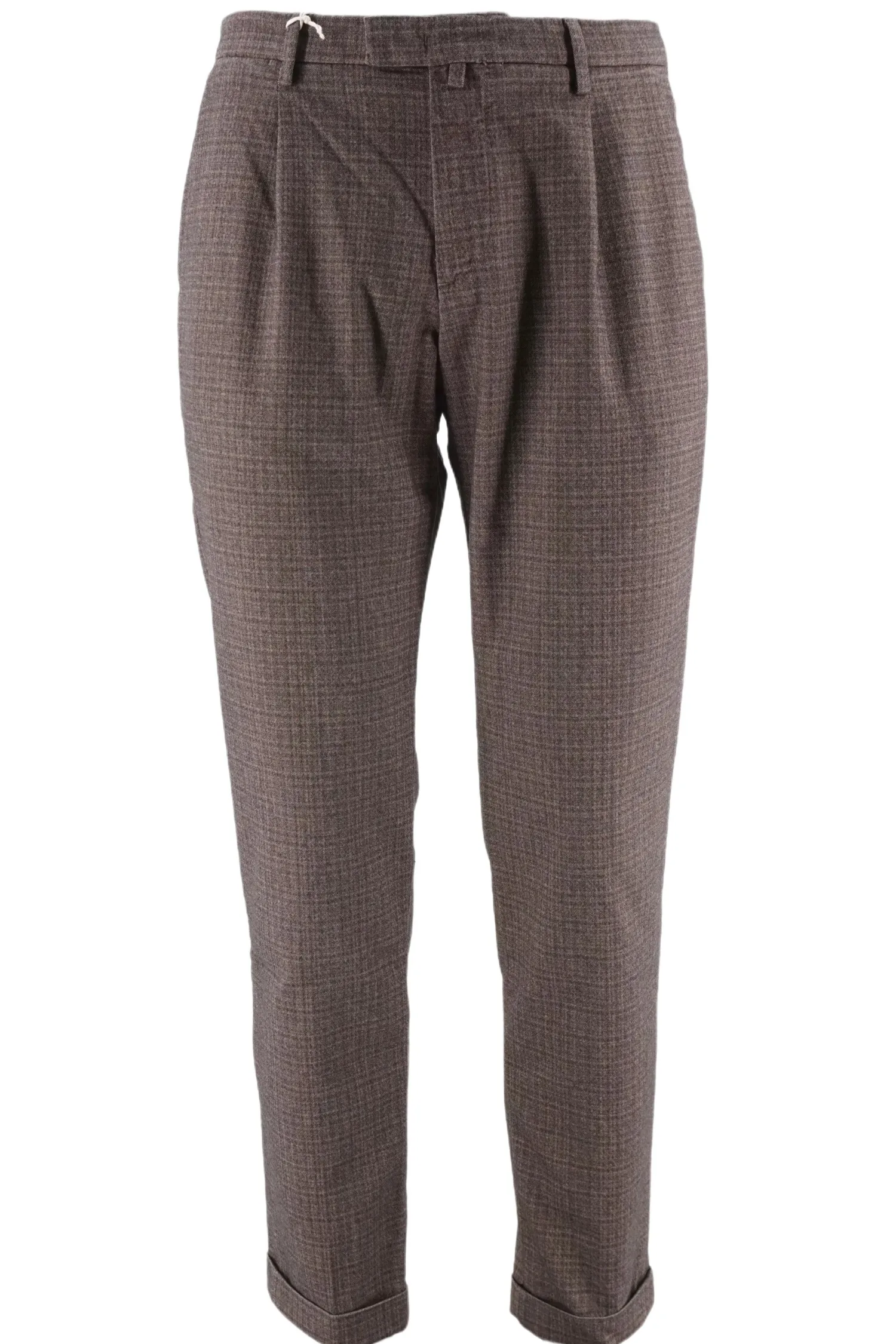 New Pantalone con Fantasia / Beige Uomo Pantaloni