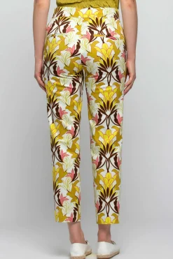 Online Pantalone con Fantasia in Cotone / Donna Pantaloni